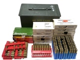 Approximately 319rds. Of .30-06 SPRG. Reloaded Ammunition and 120ct. Shot Brass in Can