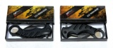 NIB (2) MTECH MX-A833BK Tactical Pocket Knives