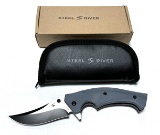 NIB Steel River SR101 Pocket Knife in Case/Box