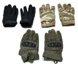 (3) Pairs of Tactical Padded Gloves - Size Medium