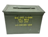 Large Oversized .50 CAL. Metal Ammunition Can