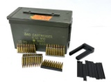 600rds. of 5.56mm NATO Military Ammunition on Stripper Clips in Ammo Can