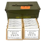 NIB 200rds. of .30-06 SPRG. BALL .30 M2 HXP Military Ammunition in Ammo Can