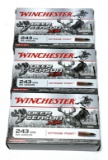 NIB 60rds. Of .243 WIN. 95gr. Extreme-Point Winchester Deer Season XP Ammunition