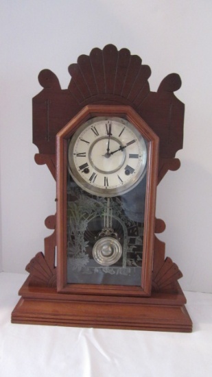 Antique 1870's Waterbury Clock Co. Kitchen Clock