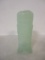 Footed Reproduction Jadeite Hatpin Holder with Grape Cluster Pattern