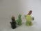 Two Pottery Pie Birds and Duck Mustard Jar