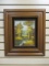 Barkson Signed Original Fall Landscape Painting on Board