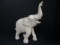 Carved Lightweight Wood Elephant Sculpture