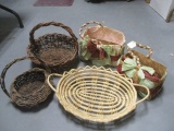 Woven Baskets and Paper Mache Baskets