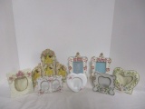 Collection of 8 Porcelain Picture Frames