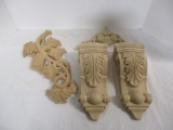 Ornamental Carved Hardware Wall Moldings and Corbels