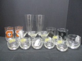 Grouping of Monogram Glasses - includes 2 New York World's Fair Glasses