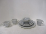 13 Pieces of Fire King Grey Luster Diner Ware