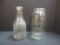 Altamont Milk Co. Milk Bottle & Ball Special 1/2 Gallon Jar