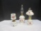 3 Misc. Oil Lamps