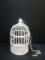 Rattan White Decorative Birdcage