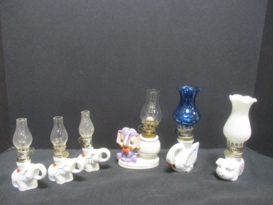 Animals Grouping Oil Lamps