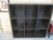 Black 9 Cube Shelf Cabinet