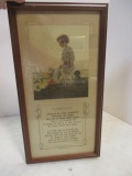 Losted Framed Poem/Print by Burgess Johnson