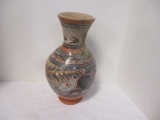 Handpainted Mexican Vase (11