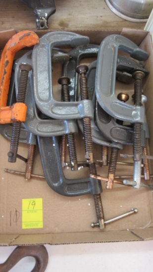 Lot of 4" C-Clamps