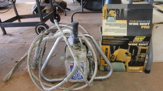 Campbell Hausfeld Airless 1/2Hp .36GPM Paint Sprayer and Wagner