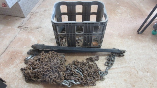 Grouping of Lengths of Heavy Duty Chain with Hook Ends