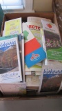Grouping of Old Road Maps and Atlases and Old Magazine Publications