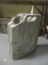 Galvanized Gas Can w/pressurized Cap 1945