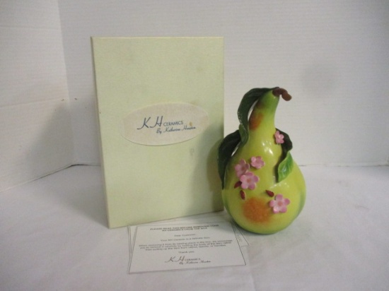 Katherine Houston Pear Figurine in Box