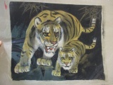 Silk Painted Tigers (Japan)