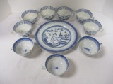 Porcelain Chinaware & 6 Teacups