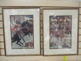 Japanese Woodblock ? Style F/M Prints (Lot of 2)