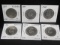 Lot of (6) 1/2 Balboa Panama Coins