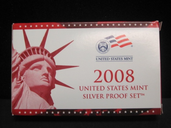 2008 US Mint Silver 14 Coin Proof Set w/ COA