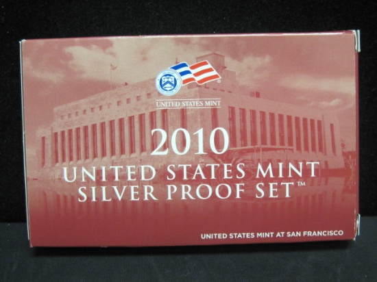2010 US Mint Silver 14 Coin Proof Set w/ COA