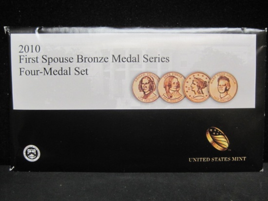 2010 First Spouse Bronze Medal Series 4 Medal Set