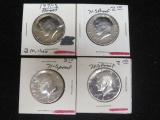Lot of (4) 1971S Kennedy Half Dollar Proof Coins