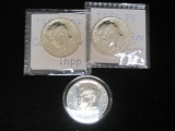 Lot of (3) 1964 Silver Kennedy HalF Dollars