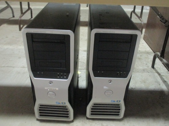 Two Dell T7500 Tower CPU