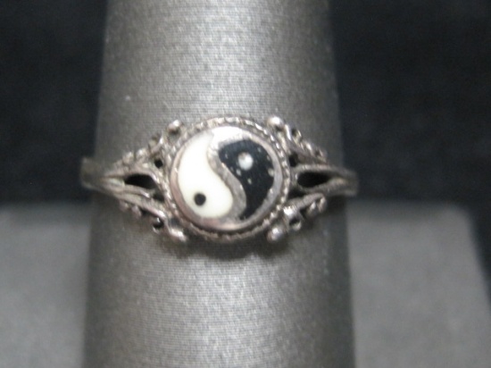 Sterling Silver Yin-Yang Ring