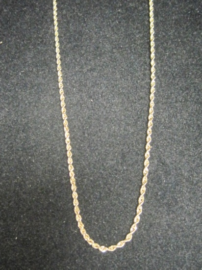 14k Gold 22" Rope Chain