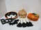Collection of Halloween Decorations and Serving Pieces