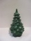 Studio Art Pottery Ceramic Christmas Tree and Stand - Signed and Dated