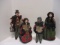 Family of 4 Christmas Caroler Figurines
