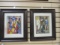 Pair of Signed K. W. Henderson Prints - Framed and Matted