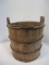 Vintage Wood and Iron Well Pail
