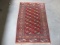 Persian Style Red and Navy Hand Loomed Area Rug