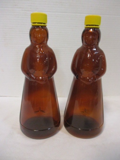 2 Vintage Mrs. Butterworth Syrup Bottles